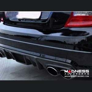 Mercedes-Benz W204 C63 AMG Rear Lip Diffuser - Carbon Fiber